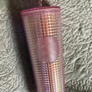 Starbucks Pink Grid Disco.